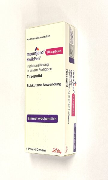 Mounjaro 10,00 mg / 1 KwikPen mit 4 Dosen Injektionslösungen